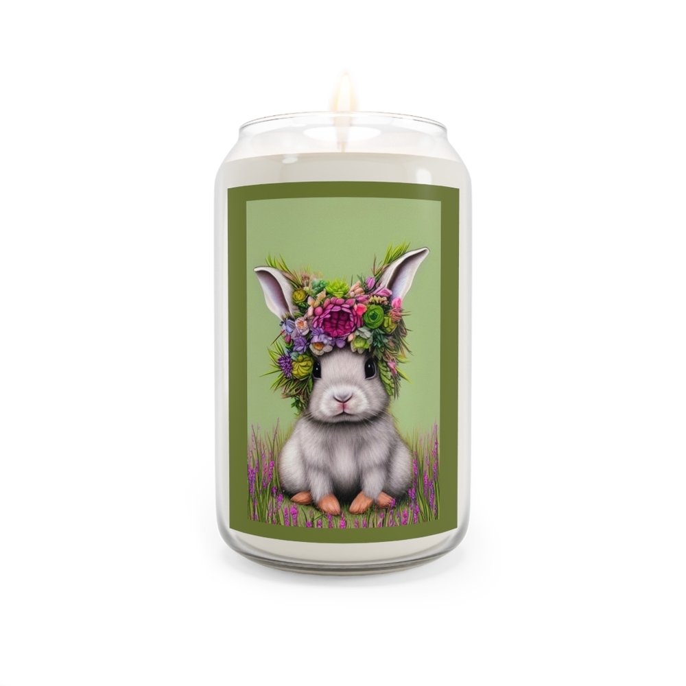 Wildlife & Whimsy Bunny Series - Bindi - Scented Candle, 13.75oz